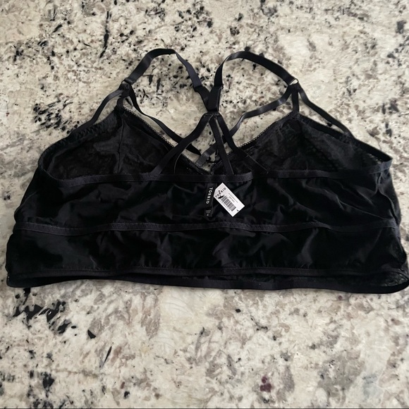 ❌SOLD Torrid Black Diamond Mesh Strappy Bralette 4X NWT 10463423 - Picture 10 of 13